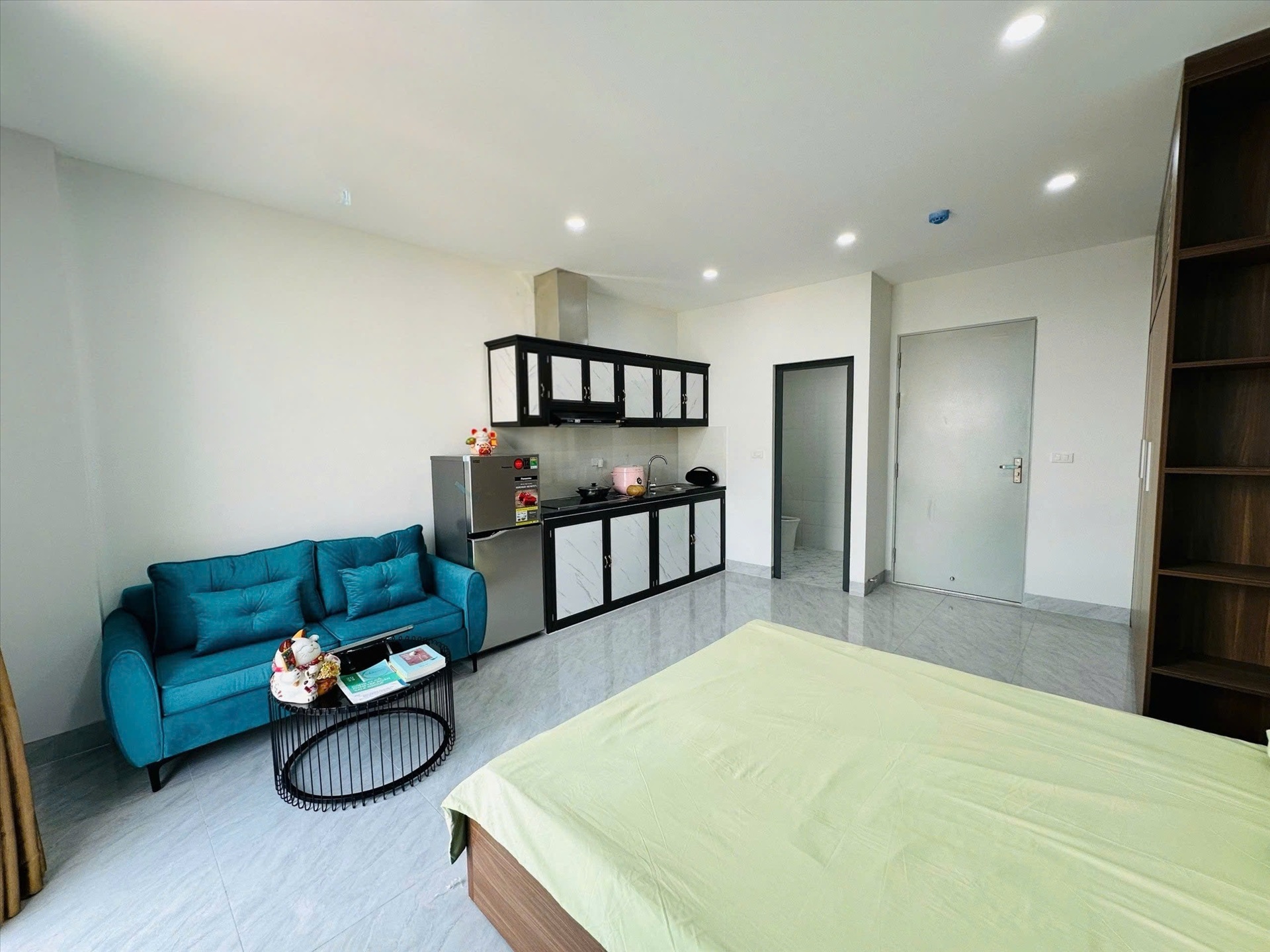 Phòng trọ Studio 30m2 tại Salahomes Định Công Thượng - Hoàng Mai - Phòng bếp