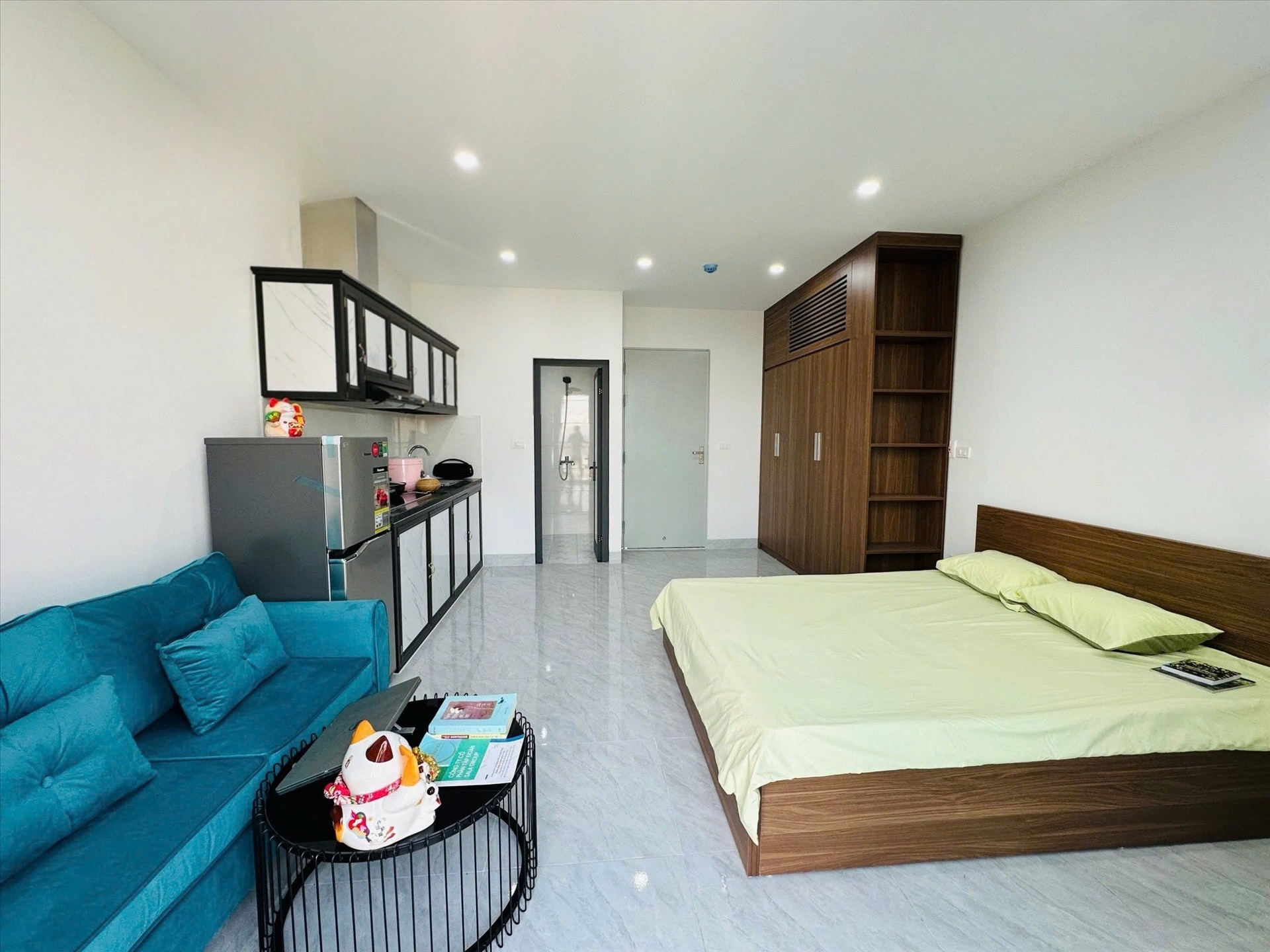 Phòng trọ Studio 30m2 tại Salahomes Định Công Thượng - Hoàng Mai - Phòng ngủ