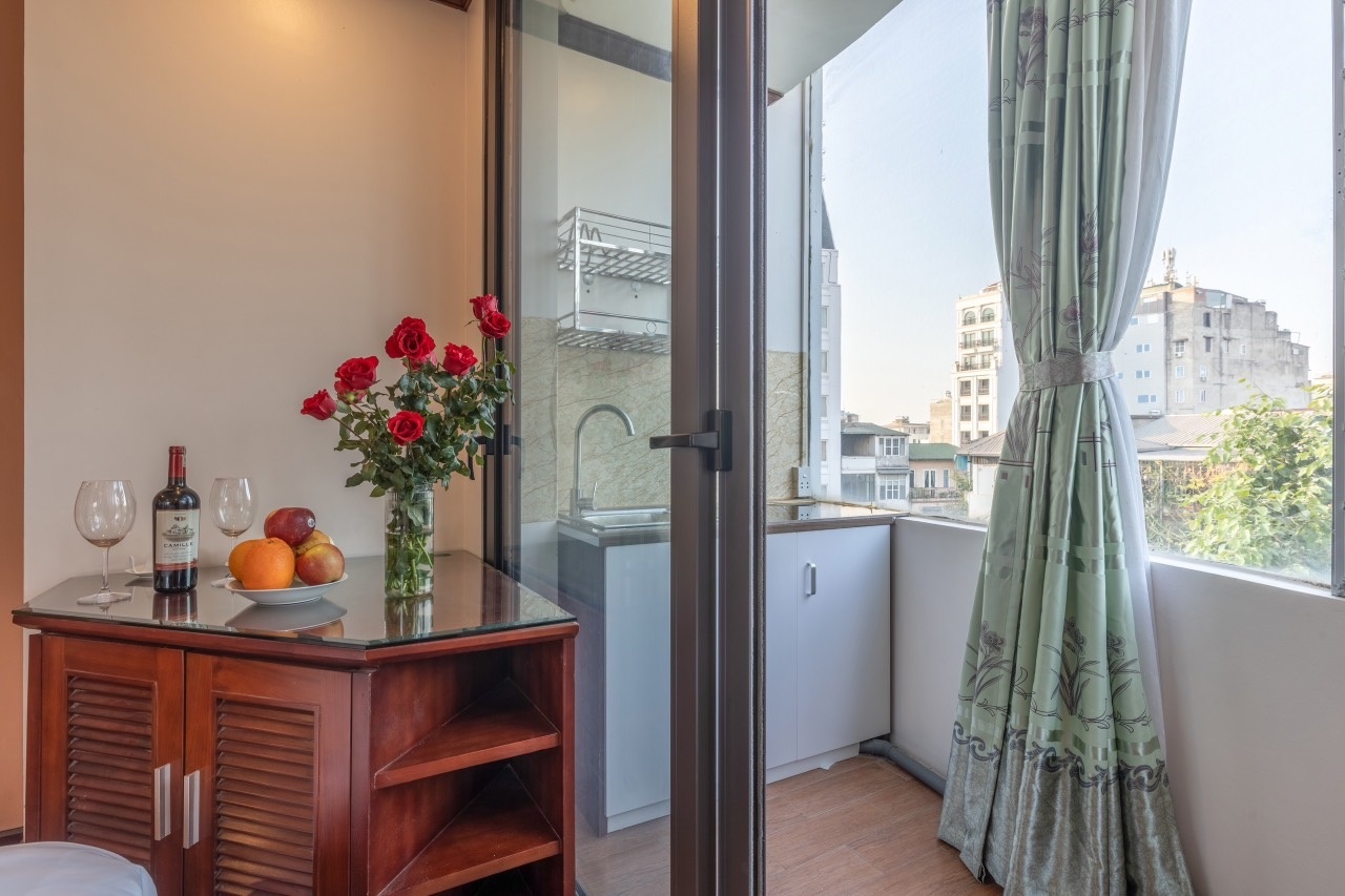 Phòng trọ Studio 50m2 tại THT Land Nguyễn Thượng Hiền - Hai Bà Trưng - Ban công