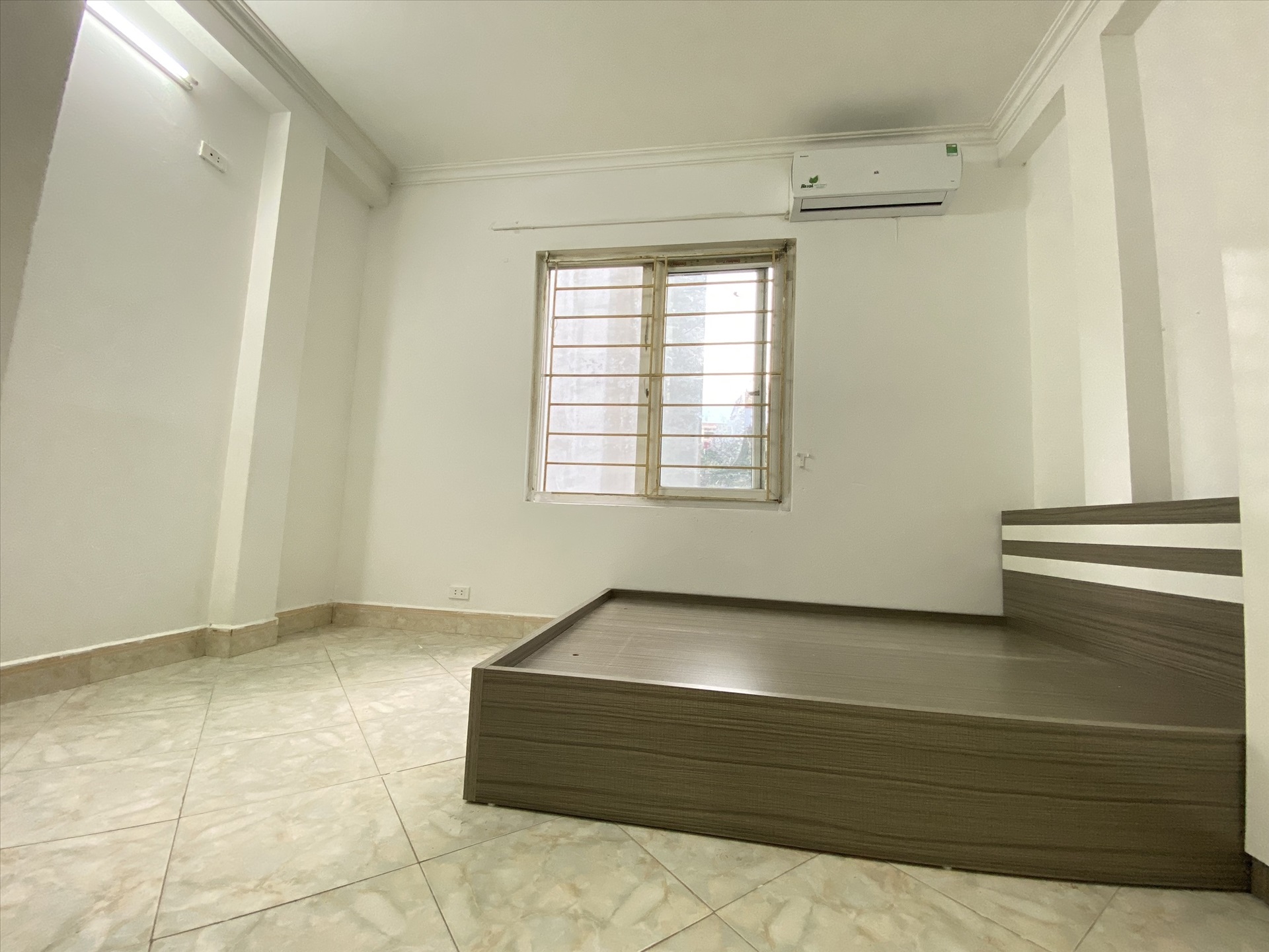 Phòng trọ Studio 25m2 tại TT House Pháo Đài Láng - Đống Đa - Phòng ngủ