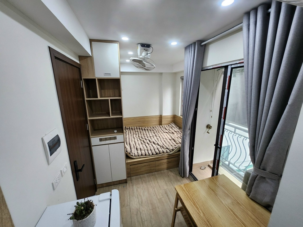Phòng trọ Studio 25m2 tại THT Land Hòa Bình 6 - Hai Bà Trưng - Phòng ngủ