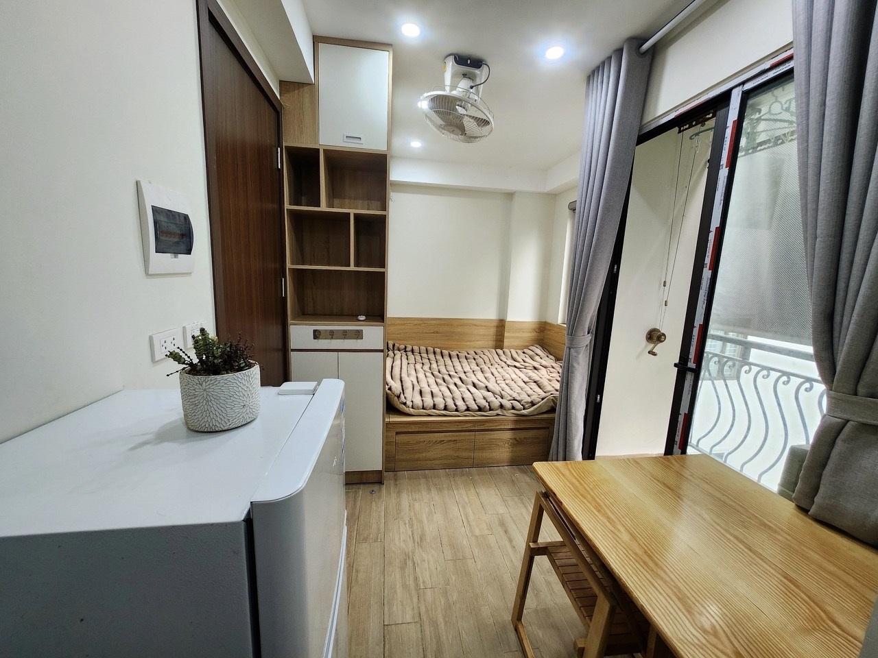 Phòng trọ Studio 25m2 tại THT Land Hòa Bình 6 - Hai Bà Trưng - Phòng ngủ