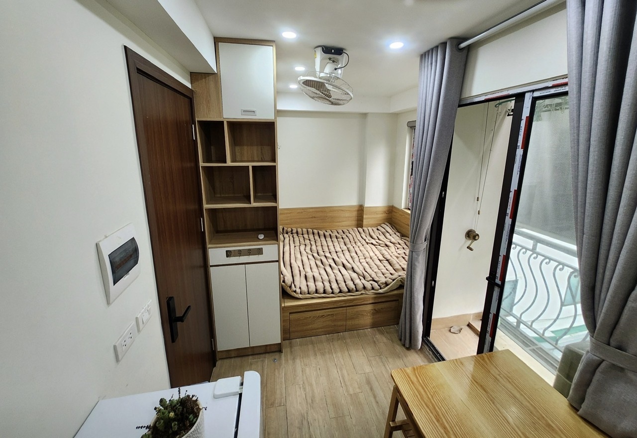 Phòng trọ Studio 25m2 tại THT Land Hòa Bình 6 - Hai Bà Trưng - Phòng ngủ