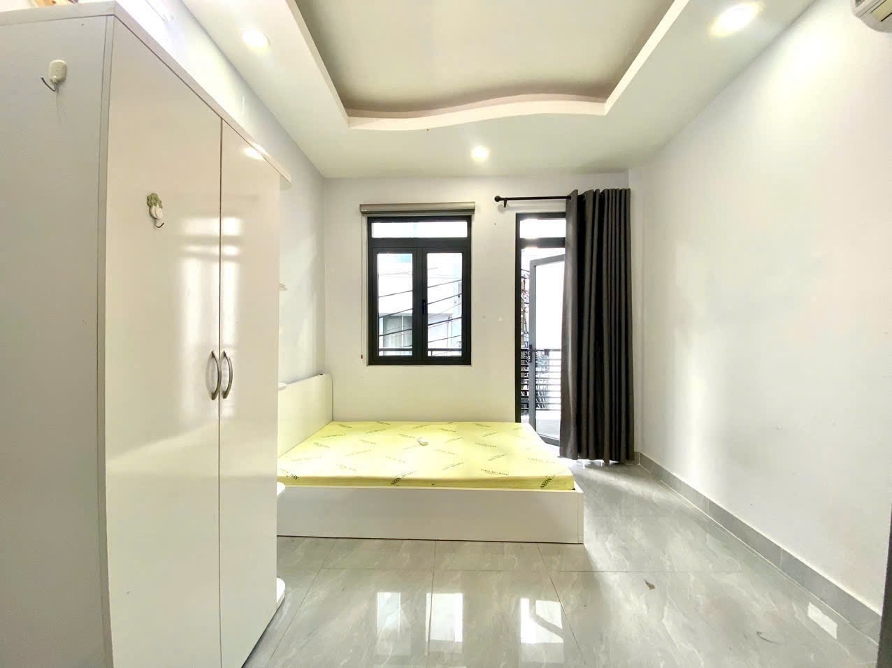 Phòng trọ Studio 25m2 tại AD Home Phan Tây Hồ - Phú Nhuận - Phòng ngủ