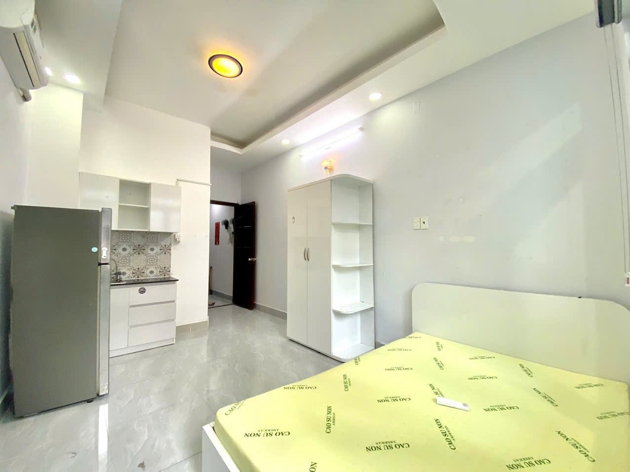 Phòng trọ Studio 25m2 tại AD Home Phan Tây Hồ - Phú Nhuận - Phòng ngủ