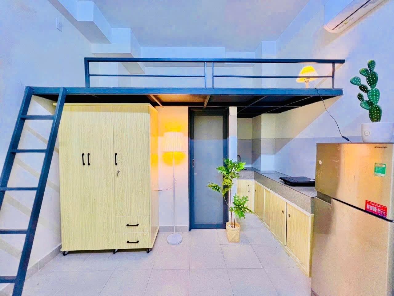Phòng trọ Duplex 20m2 tại AT House Phan Huy Ích - Gò Vấp - Phòng khách