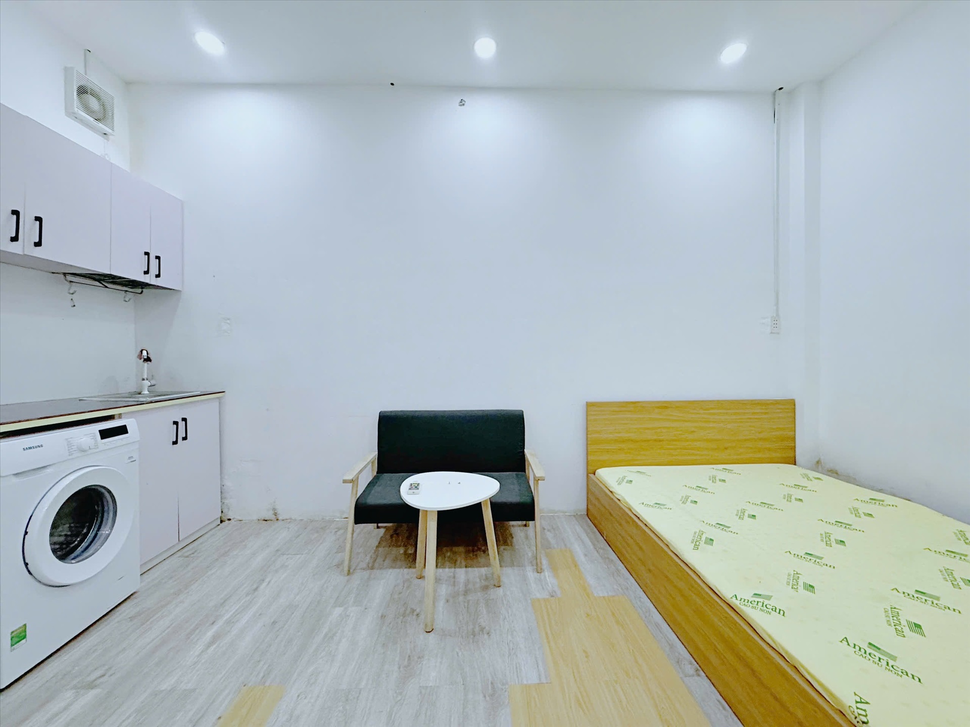 Phòng trọ Studio 25m2 tại Uncle House Lý Thường Kiệt - Gò Vấp - Phòng ngủ