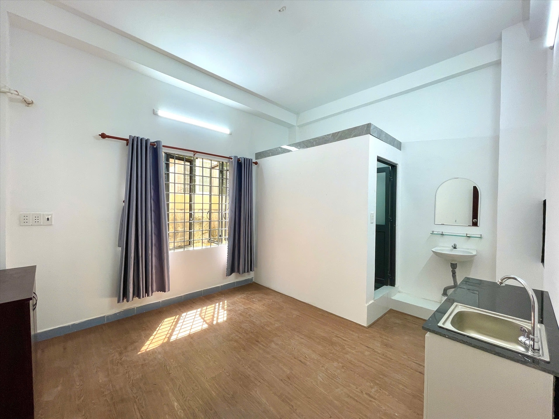 Phòng trọ Studio 25m2 tại Jinjoo Home Nguyễn Thái Bình - Tân Bình - Phòng ngủ