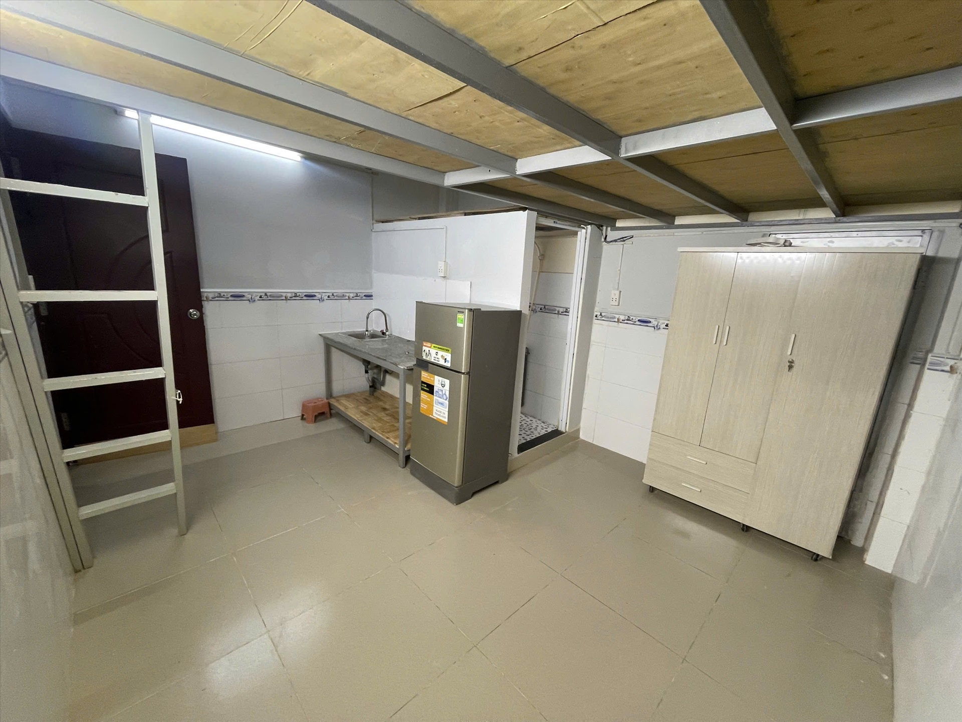 Phòng trọ Duplex 20m2 tại AP House Tân Kỳ Tân Quý - Tân Phú - Phòng bếp