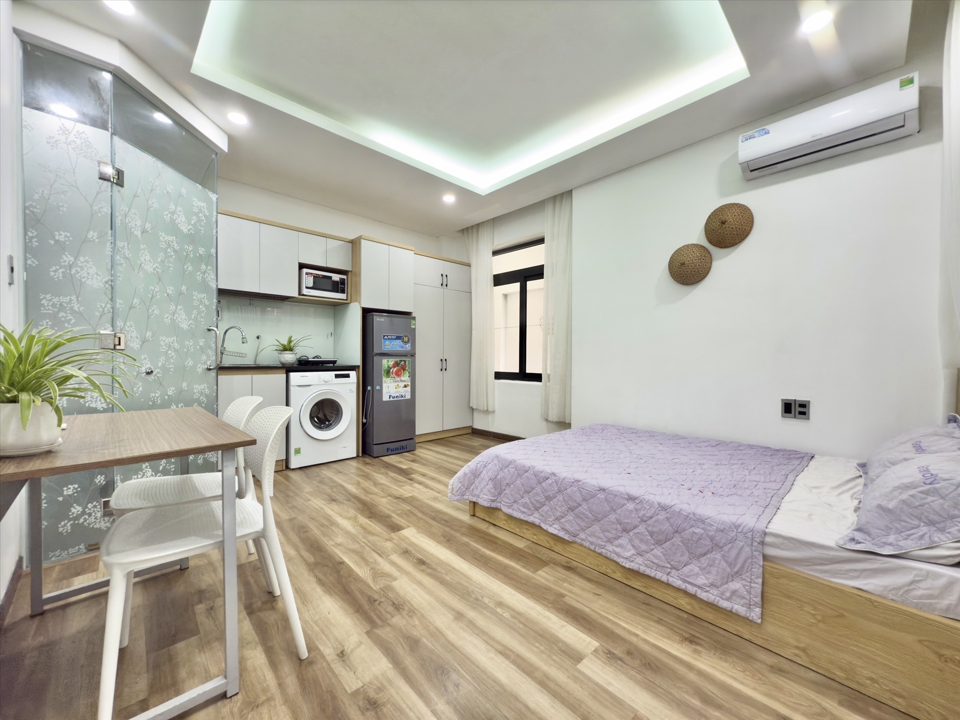 Phòng trọ Studio 25m2 tại TM House Lê Văn Sỹ - Tân Bình - Phòng ngủ