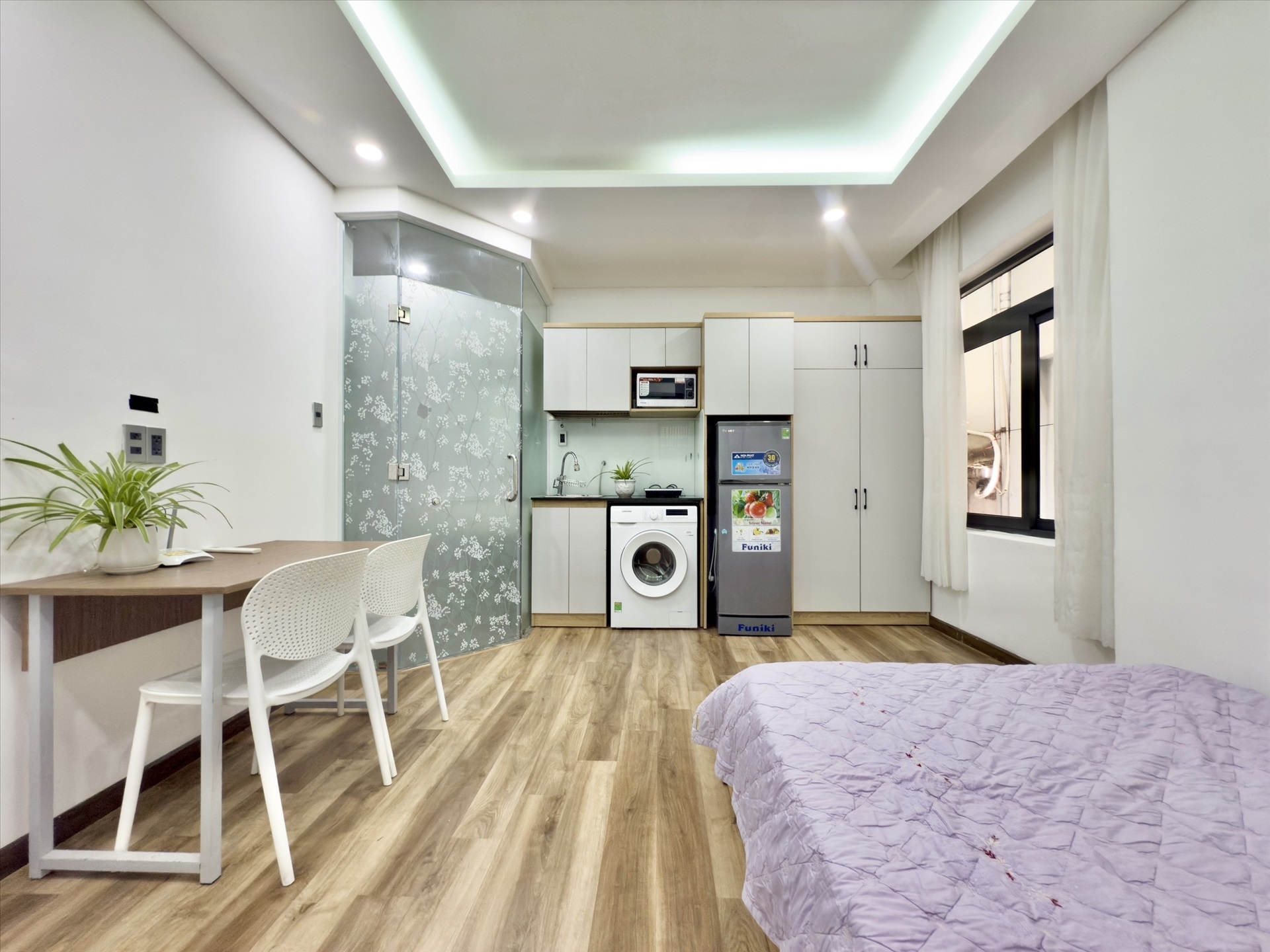 Phòng trọ Studio 25m2 tại TM House Lê Văn Sỹ - Tân Bình - Phòng ngủ