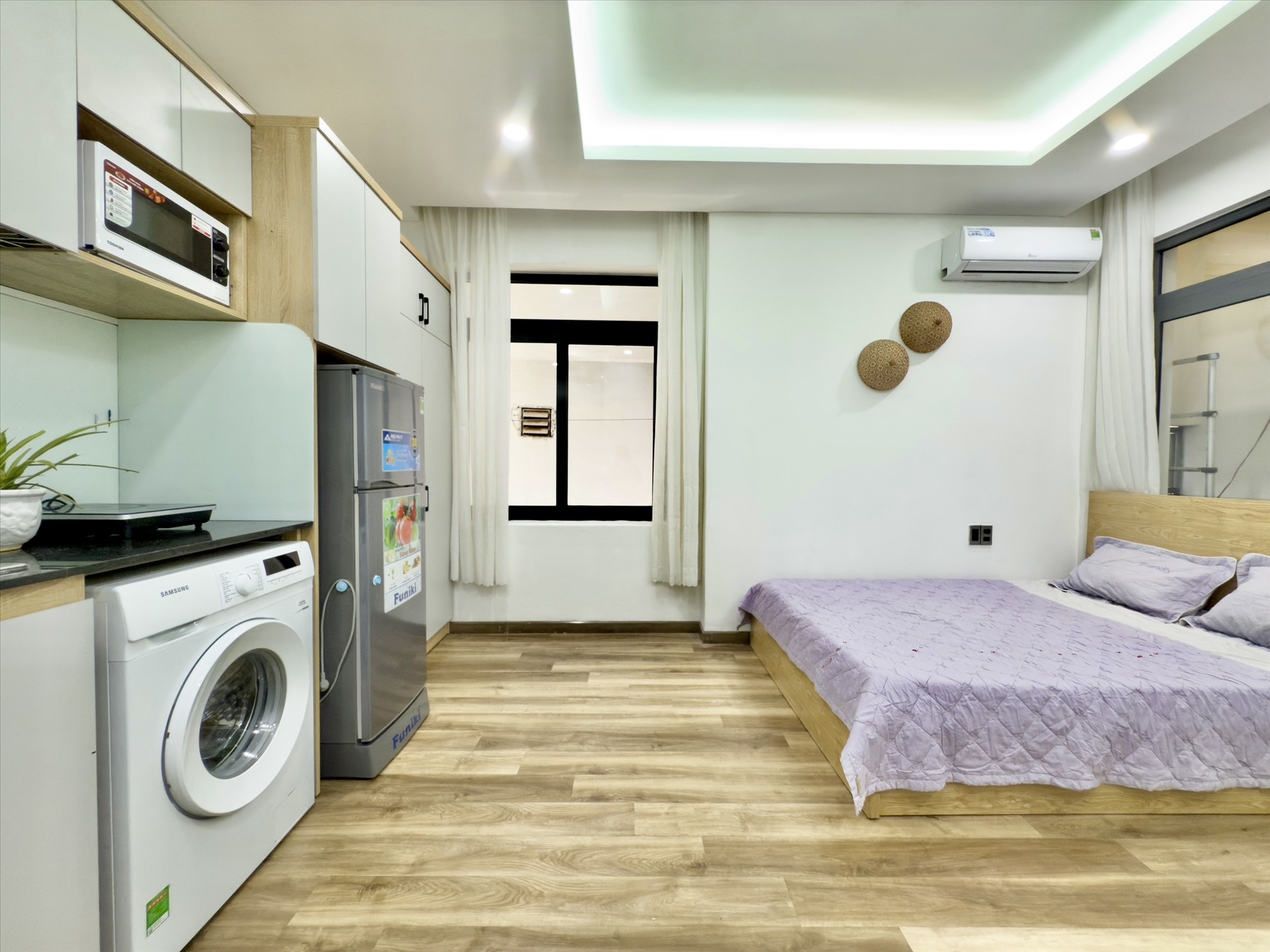 Phòng trọ Studio 25m2 tại TM House Lê Văn Sỹ - Tân Bình - Phòng ngủ