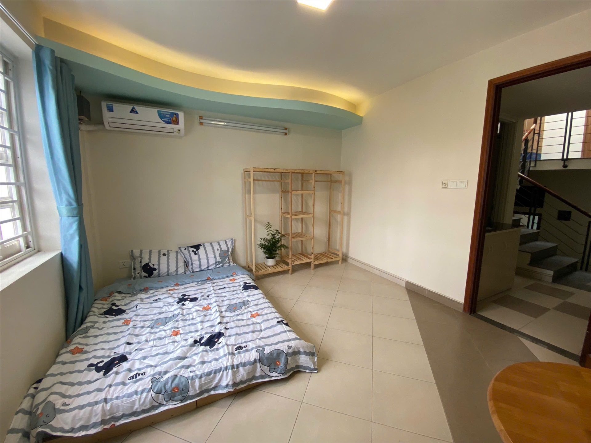 Phòng trọ Studio 25m2 tại TN Home Trương Hoàng Thanh - Tân Bình - Phòng ngủ
