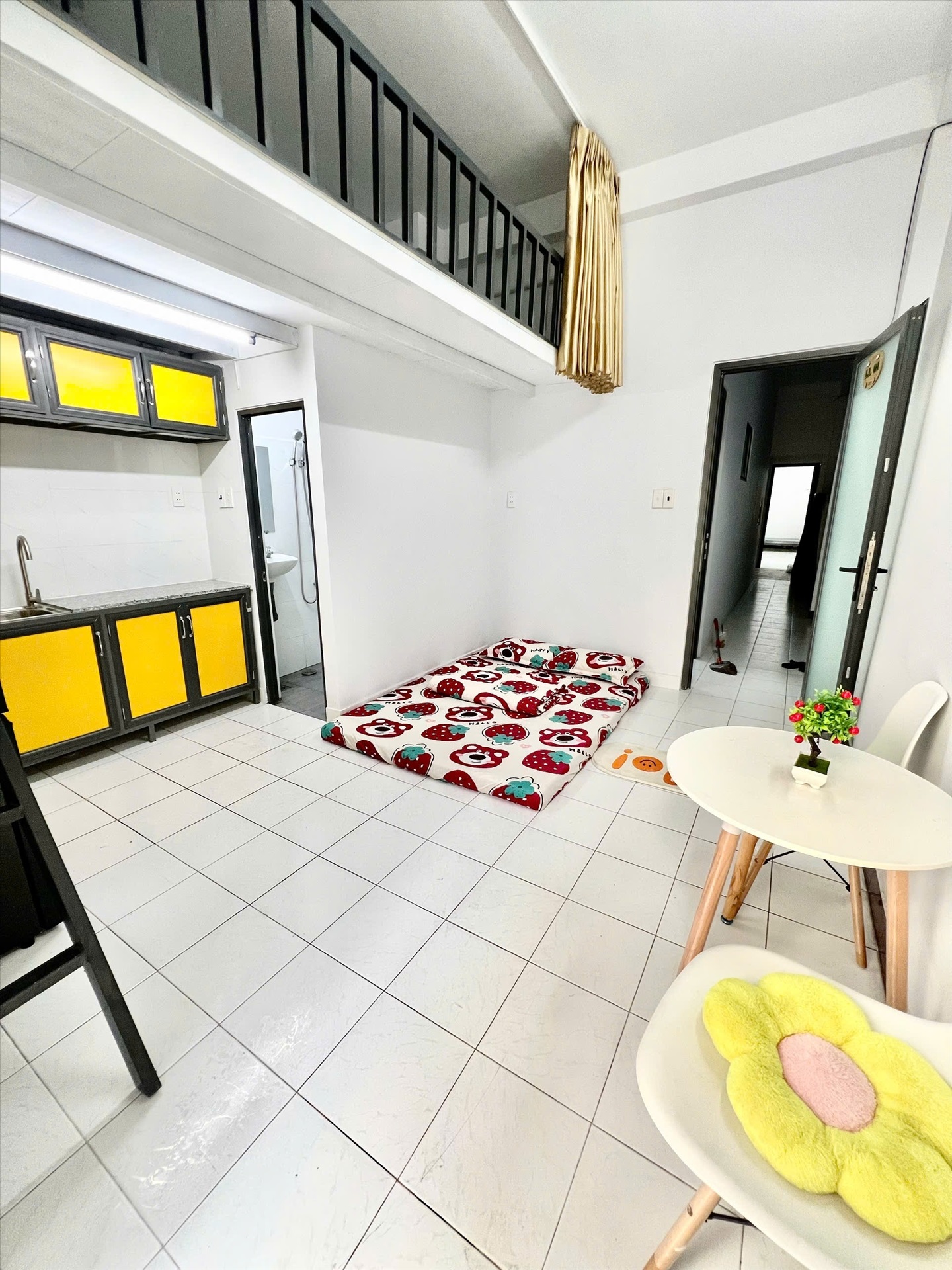 Phòng trọ Duplex 25m2 tại CN House Nguyễn Gia Trí - Bình Thạnh - Phòng ngủ