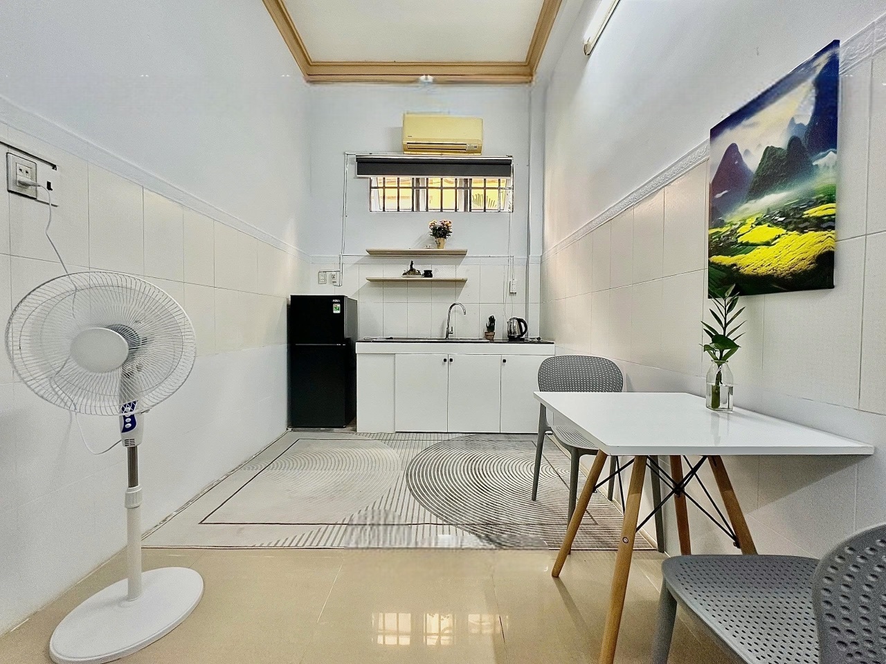 Phòng trọ Studio 20m2 tại AT Home Phan Xích Long - Phú Nhuận - Phòng bếp