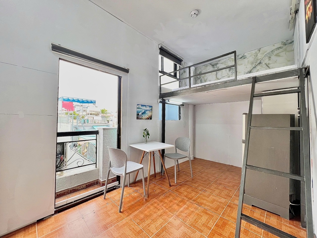 Phòng trọ Duplex 20m2 tại AT Home Phan Xích Long - Phú Nhuận - Phòng ngủ