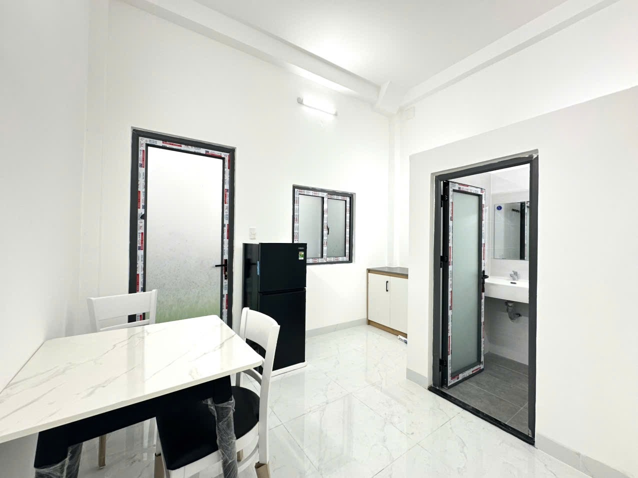 Phòng trọ Studio 25m2 tại QT Home Bạch Đằng - Bình Thạnh - Phòng bếp