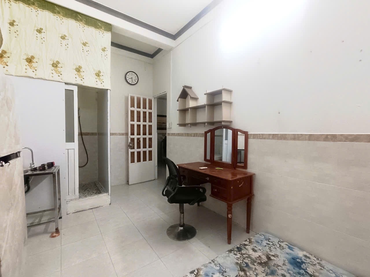 Phòng trọ Studio 20m2 tại AH Home Trần Bình Trọng - Bình Thạnh - Phòng ngủ