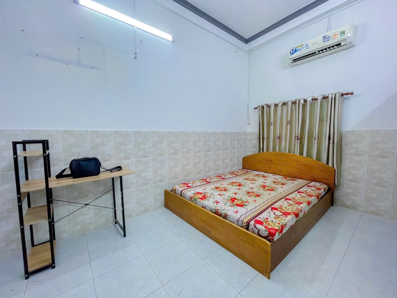 Phòng trọ Studio 25m2 tại AH Home Trần Bình Trọng - Bình Thạnh - Phòng ngủ