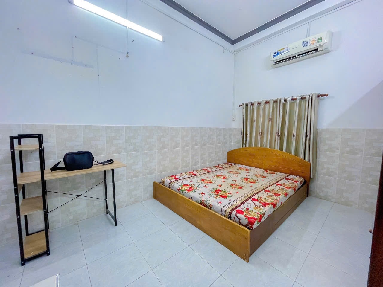 Phòng trọ Studio 25m2 tại AH Home Trần Bình Trọng - Bình Thạnh - Phòng ngủ