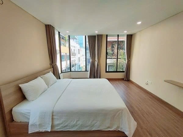 Phòng trọ Studio 30m2 tại PTC House 1 Lạc Long Quân - Tây Hồ  - Phòng ngủ