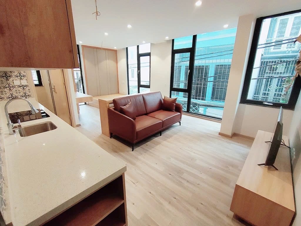 Phòng trọ Studio 40m2 tại PTC House 2 Võng Thị - Tây Hồ  - Phòng ngủ