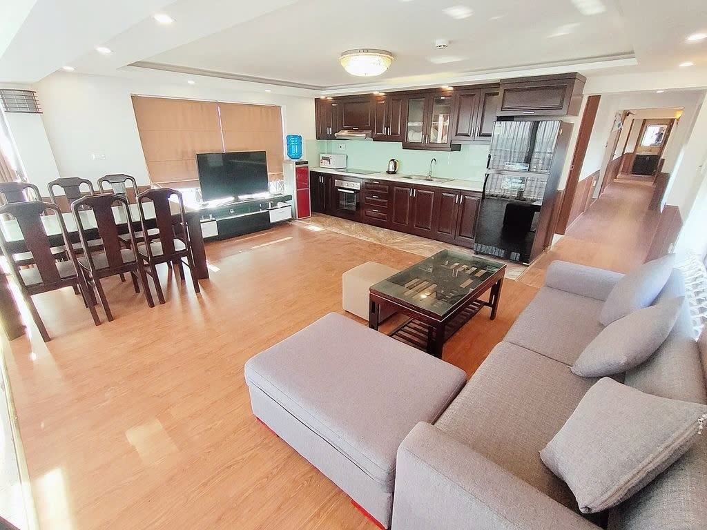 Phòng trọ 1 Phòng ngủ 60m2 tại PTC House 4 Tô Ngọc Vân - Tây Hồ - Phòng khách