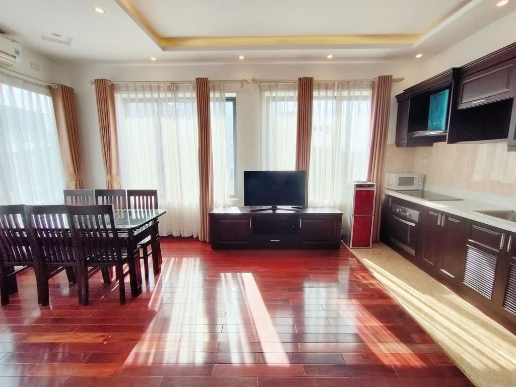 Phòng trọ 1 Phòng ngủ 60m2 tại PTC House 4 Tô Ngọc Vân - Tây Hồ - Phòng khách