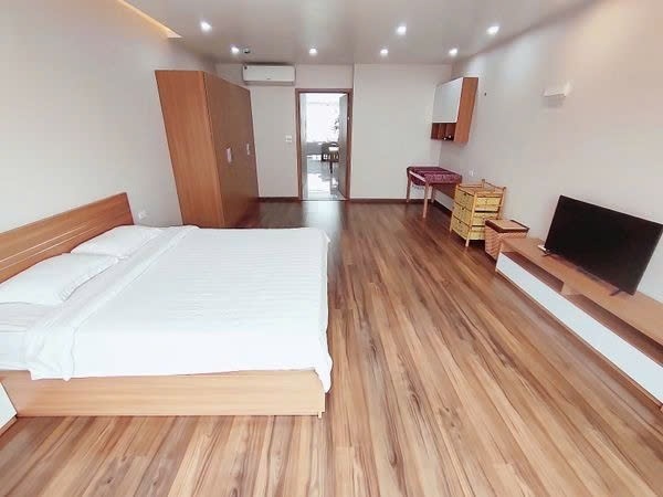Phòng trọ Studio 40m2 tại PTC House 5 Xuân Diệu - Tây Hồ  - Phòng ngủ