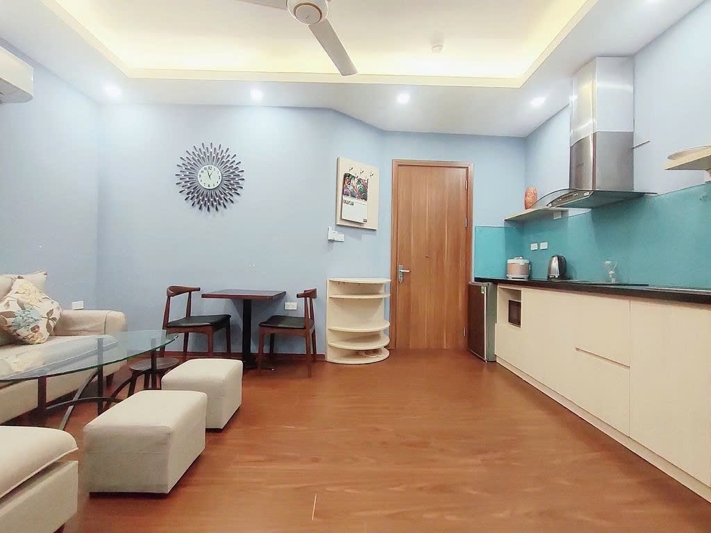 Phòng trọ 1 Phòng ngủ 45m2 tại PTC House 6 Tô Ngọc Vân - Tây Hồ - Góc làm việc