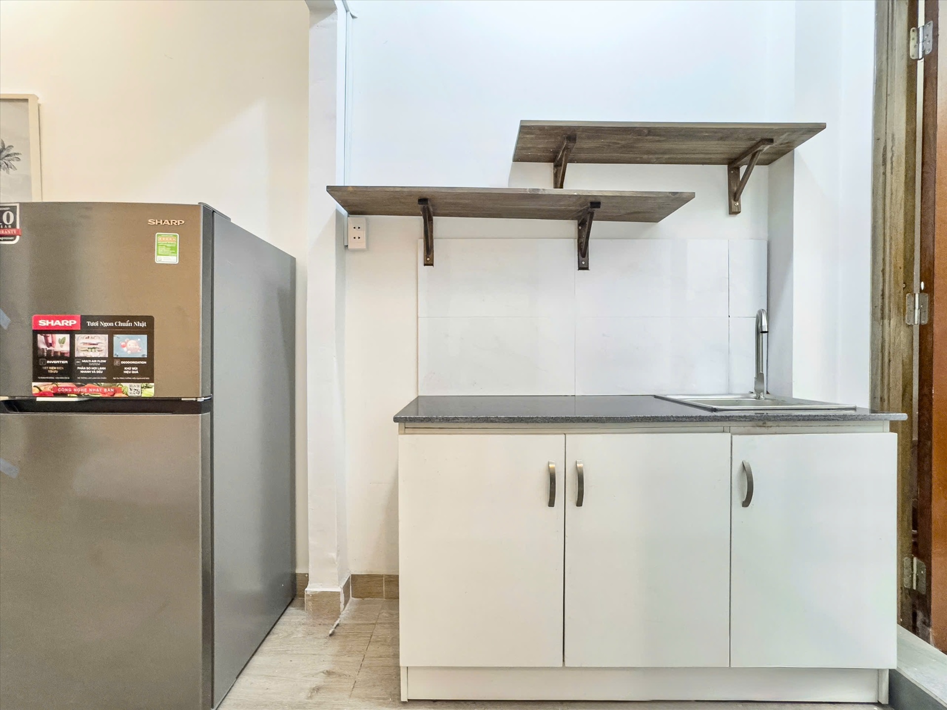 Phòng trọ 1 Phòng ngủ 30m2 tại H Home Số 5 Cư Xá Chu Văn An - Bình Thạnh - Phòng bếp