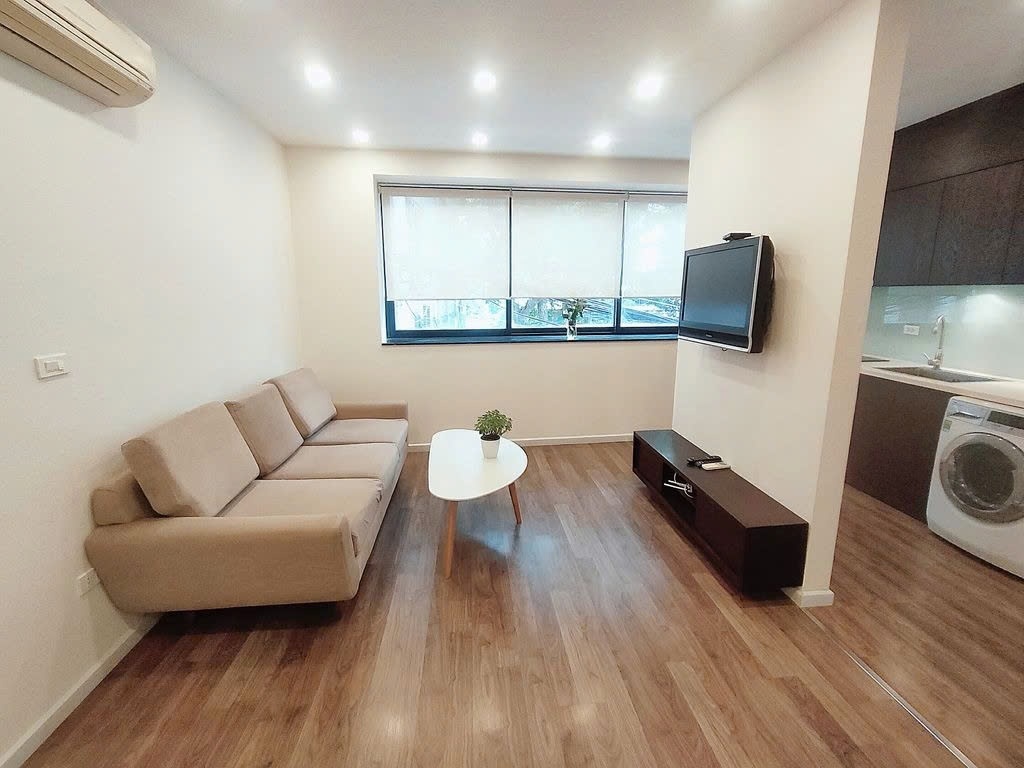 Phòng trọ 1 Phòng ngủ 45m2 tại PTC House 1 Xuân Diệu - Tây Hồ  - Phòng khách