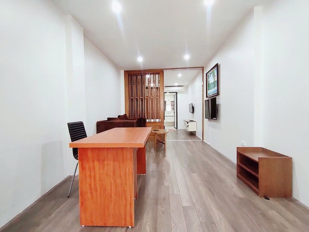 Phòng trọ 1 Phòng ngủ 40m2 tại PTC House 3 Xuân Diệu - Tây Hồ  - Phòng khách