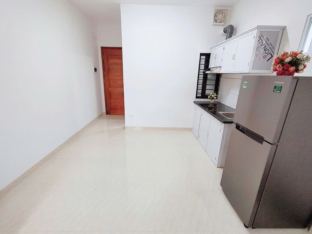 Phòng trọ Studio 30m2 tại PTC House 2 Lạc Long Quân - Tây Hồ  - Phòng bếp