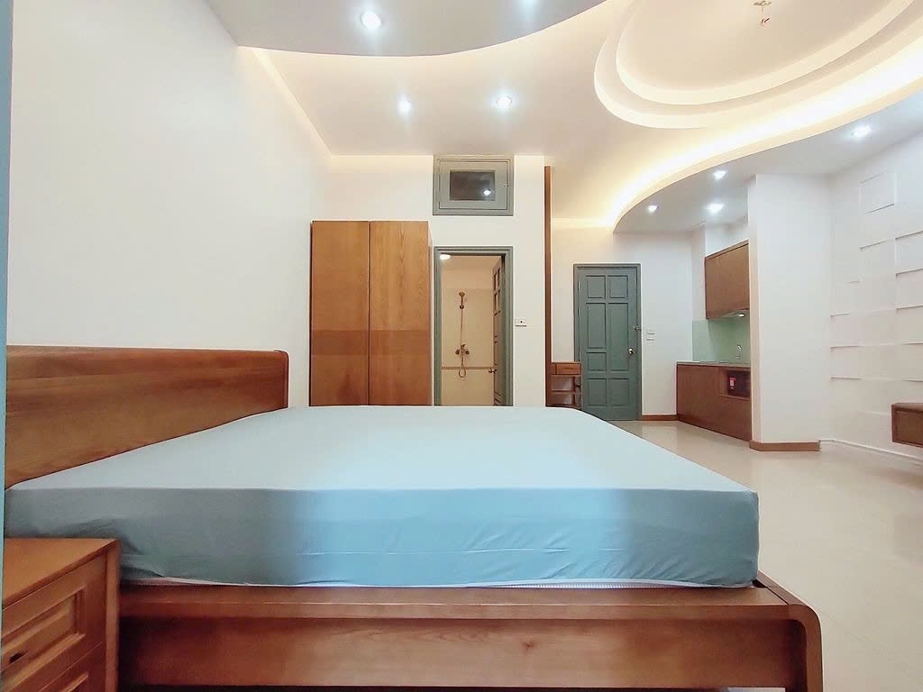 Phòng trọ Studio 30m2 tại PTC House 4 Nghi Tàm - Tây Hồ  - Phòng ngủ