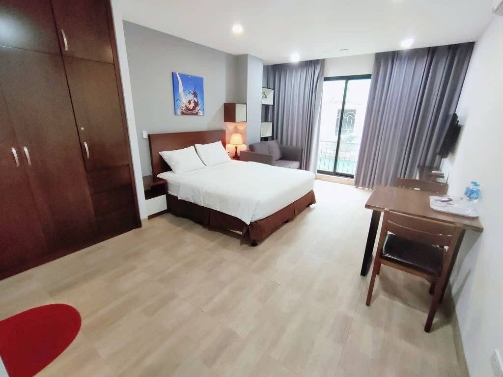 Phòng trọ Studio 30m2 tại PTC House 3 Trần Duy Hưng - Cầu Giấy  - Phòng ngủ