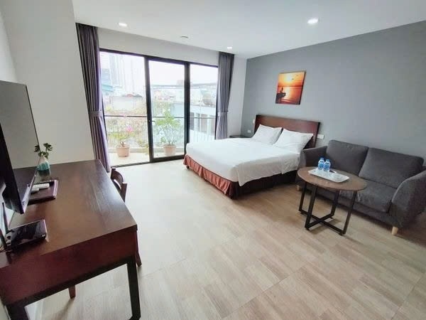 Phòng trọ Studio 30m2 tại PTC House 3 Trần Duy Hưng - Cầu Giấy  - Phòng ngủ