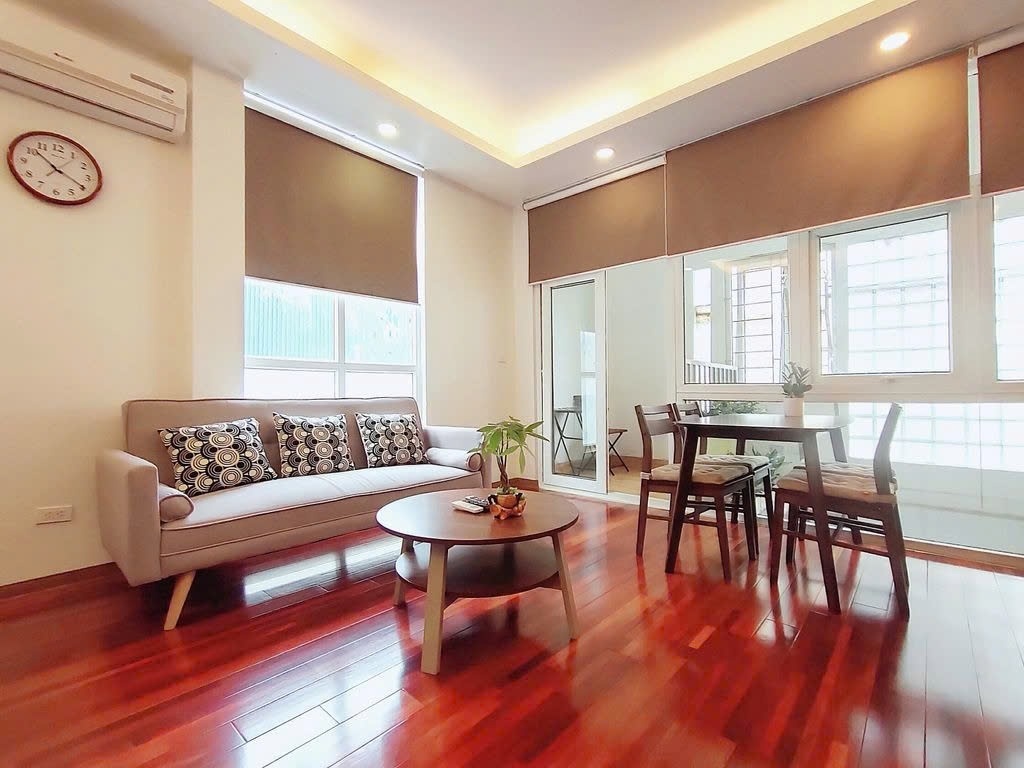 Phòng trọ Studio 40m2 tại PTC House 6 Nam Ngư - Hoàn Kiếm  - Phòng khách