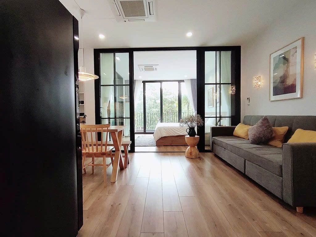 Phòng trọ 1 Phòng ngủ 40m2 tại PTC House 2 Ngọc Hà - Ba Đình  - Phòng khách