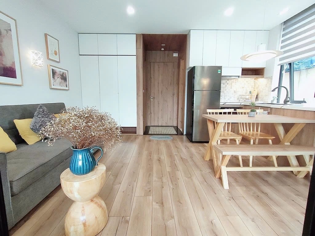 Phòng trọ 1 Phòng ngủ 40m2 tại PTC House 2 Ngọc Hà - Ba Đình  - Phòng khách