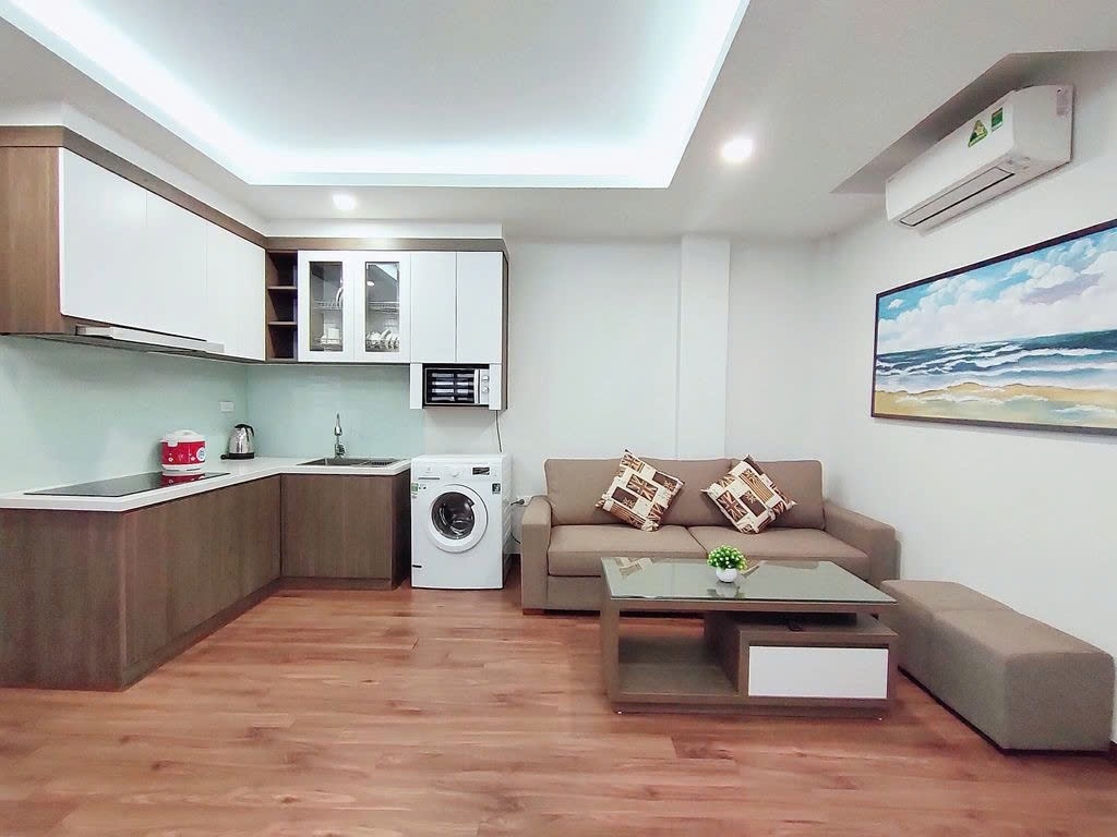 Phòng trọ 1 Phòng ngủ 40m2 tại PTC House 2 Đào Tấn - Ba Đình  - Phòng khách