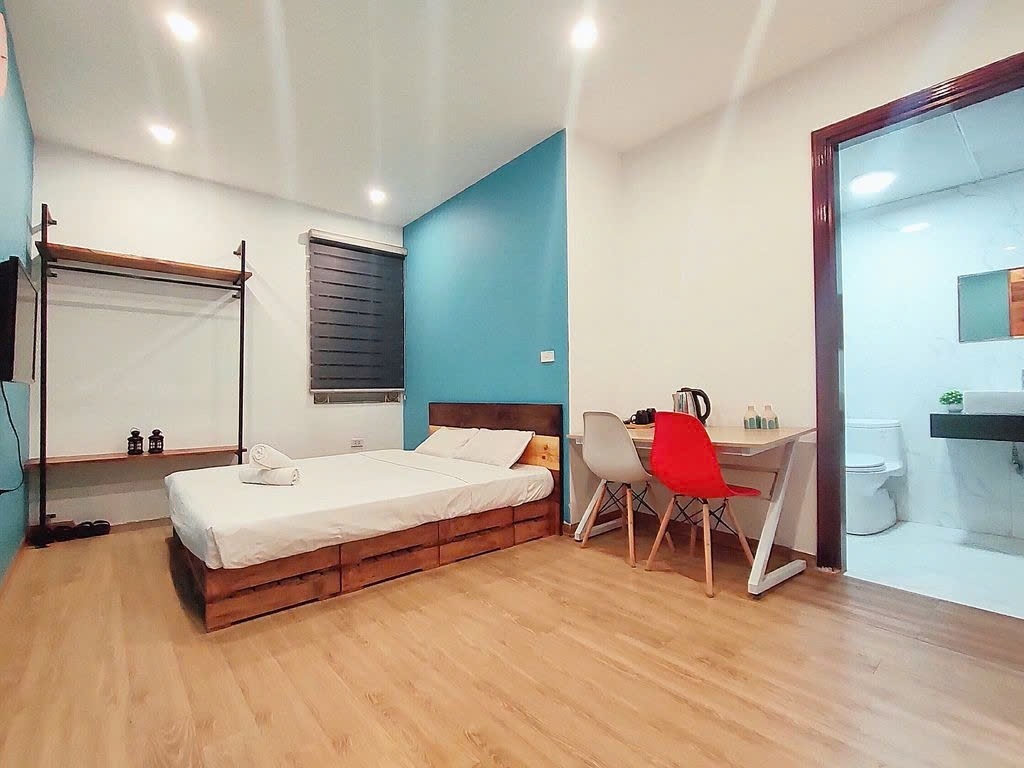 Phòng trọ Studio 25m2 tại PTC House 1 Đội Cấn - Ba Đình  - Phòng ngủ