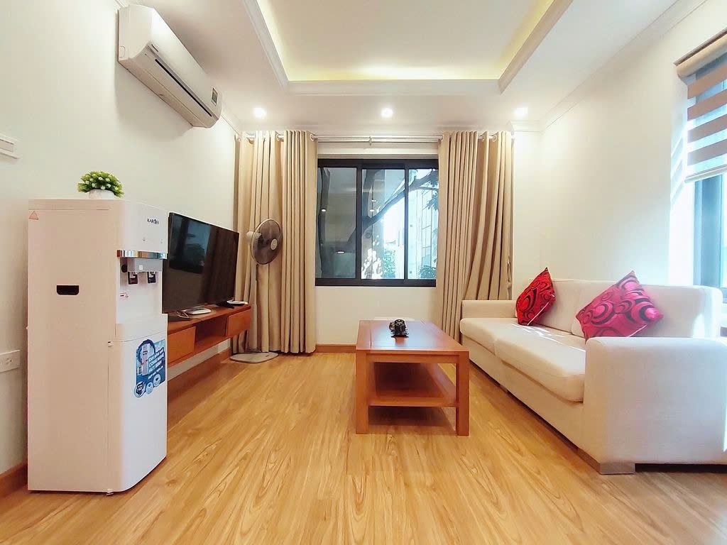 Phòng trọ 1 Phòng ngủ 50m2 tại PTC House 2 Kim Mã Thượng - Ba Đình  - Phòng khách