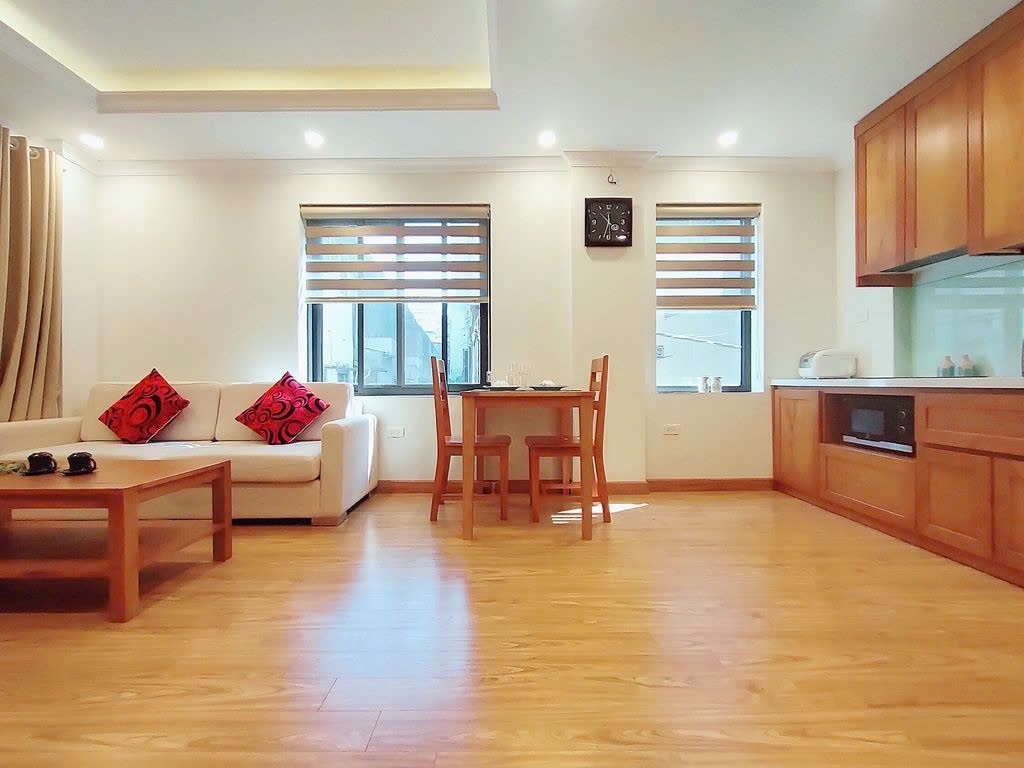 Phòng trọ 1 Phòng ngủ 50m2 tại PTC House 2 Kim Mã Thượng - Ba Đình  - Góc làm việc