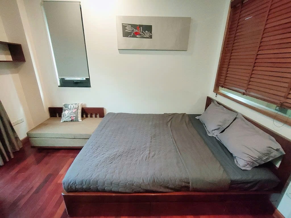 Phòng trọ Studio 25m2 tại PTC House 4 Đào Tấn - Ba Đình  - Phòng ngủ