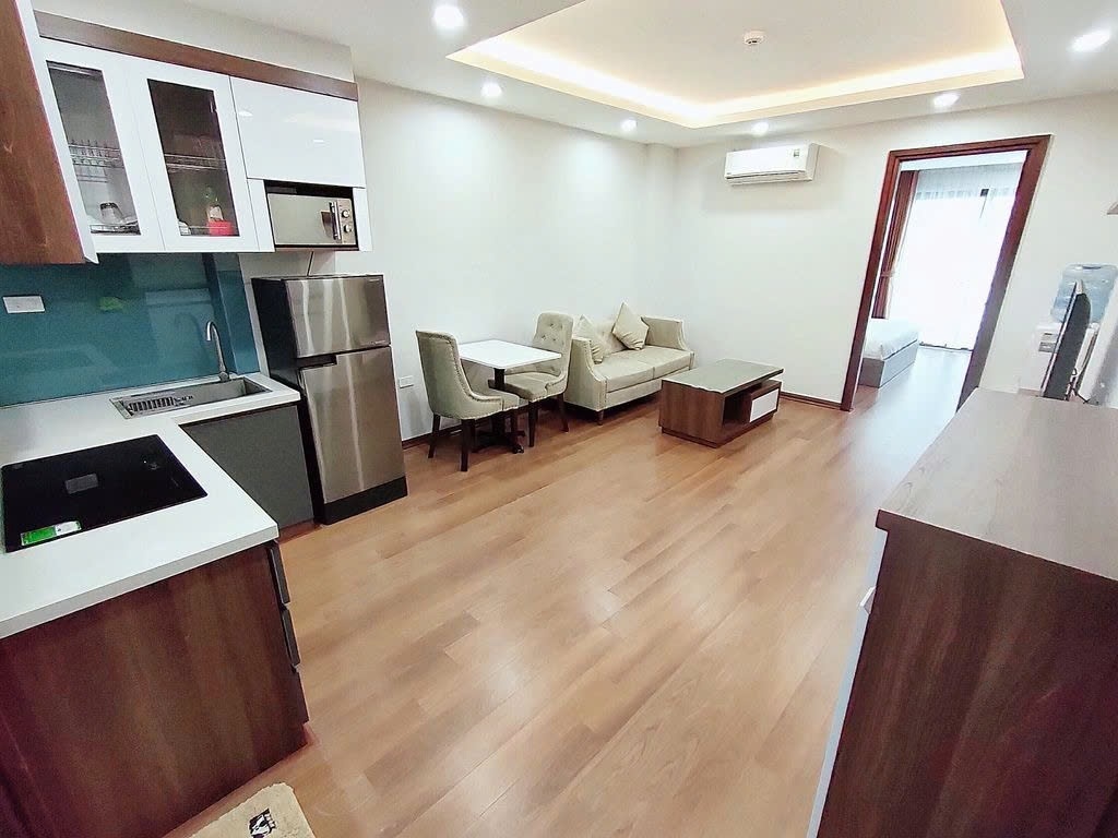 Phòng trọ 1 Phòng ngủ 50m2 tại PTC House 2 Kim Mã - Ba Đình  - Phòng khách