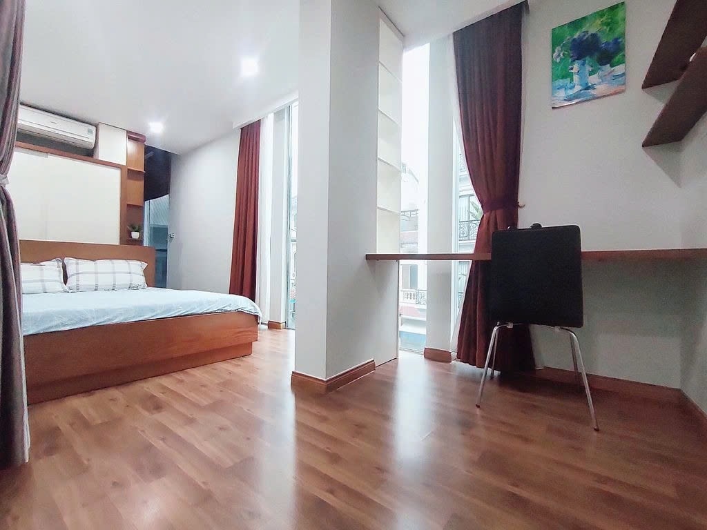 Phòng trọ 1 Phòng ngủ 35m2 tại PTC House 4 Kim Mã Thượng - Ba Đình - Phòng khách