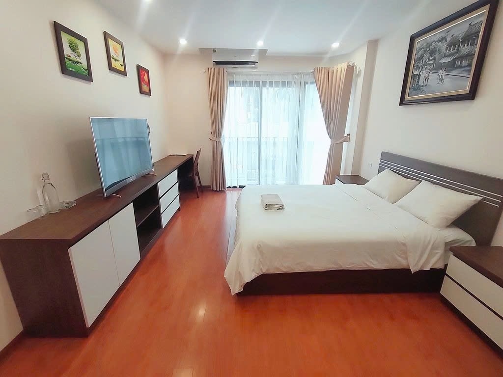 Phòng trọ Studio 30m2 tại PTC House 1 Phan Kế Bính  - Ba Đình  - Phòng ngủ