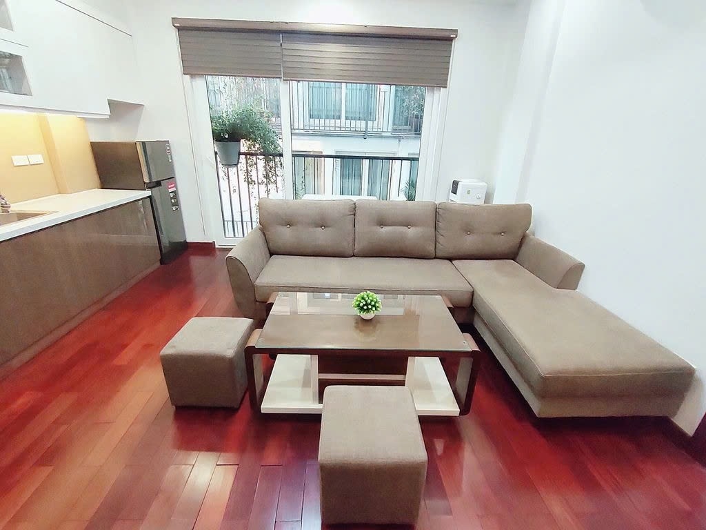 Phòng trọ 1 Phòng ngủ 40m2 tại PTC House 6 Kim Mã - Ba Đình  - Phòng khách