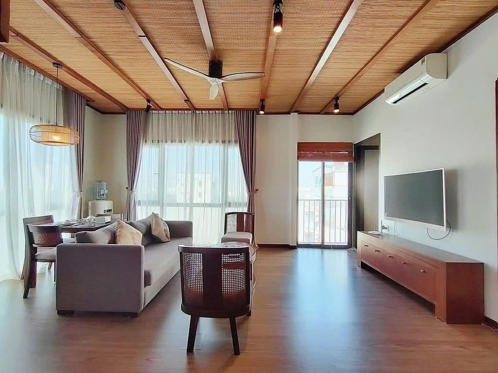 Phòng trọ 2 Phòng ngủ 80m2 tại PTC House 5 Kim Mã - Ba Đình  - Phòng khách